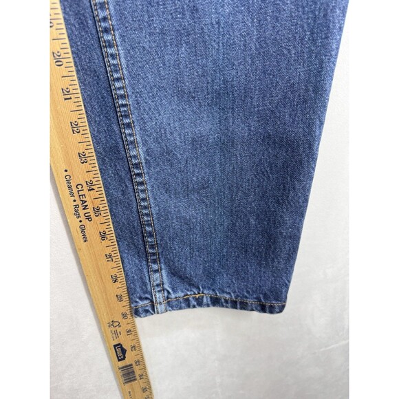 Vtg Levis 550 Jeans Womens 10M 29x30 Dark Wash High Rise Relaxed Tapered Y2K - Picture 7 of 9